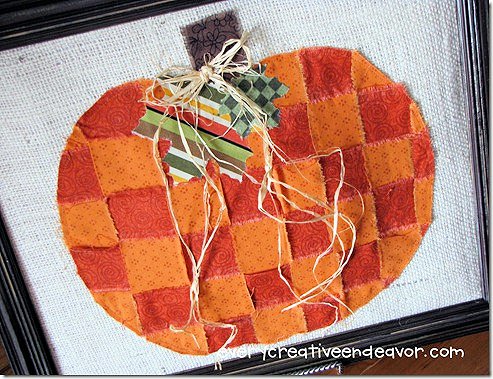  Woven Fabric Pumpkin