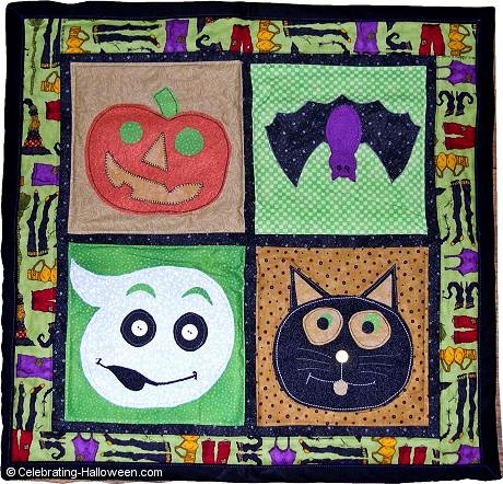 Applique Halloween Wallhanging