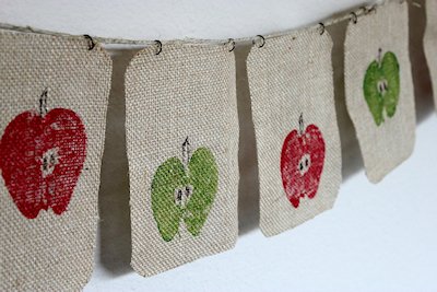 Apple Print Fall Banner