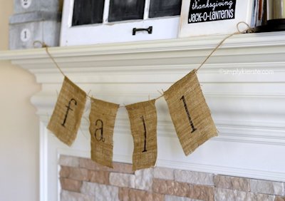 Simple Fall Bunting