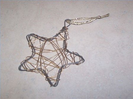 Wire-Wrapped Star Ornament