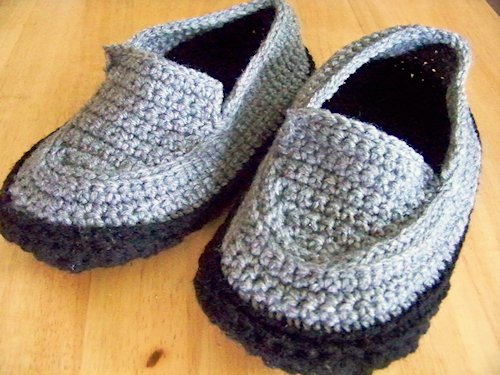 Crochet Mens Slipper Pattern