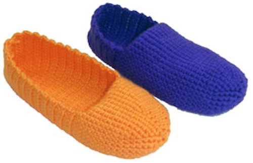 Easy Adjustable Crochet Slippers