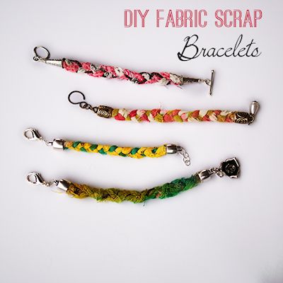 Fabric Scrap Bracelets