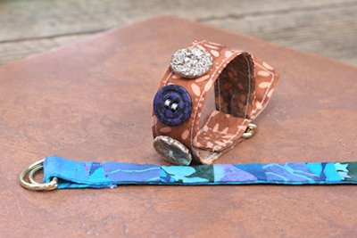 Belt-Style Fabric Bracelet