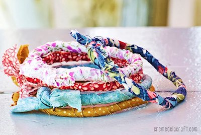 5 Minute Fabric Wrapped bracelets