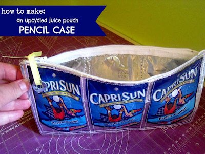 Capri Sun Pencil Case Tutorial