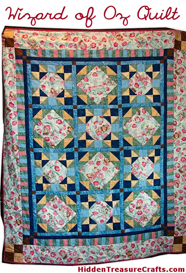 Quilt 7 Wizard of Oz Hidden Treasure Crafts and Quilting