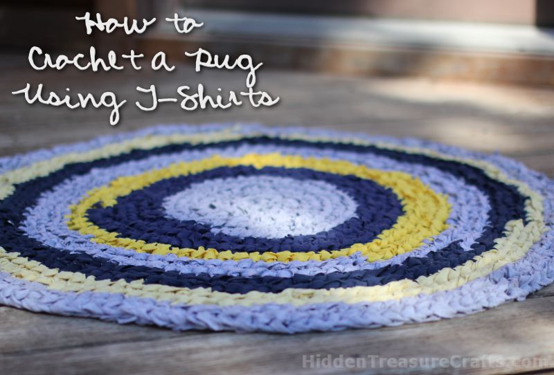 DIY: How to Crochet a T-Shirt Rug