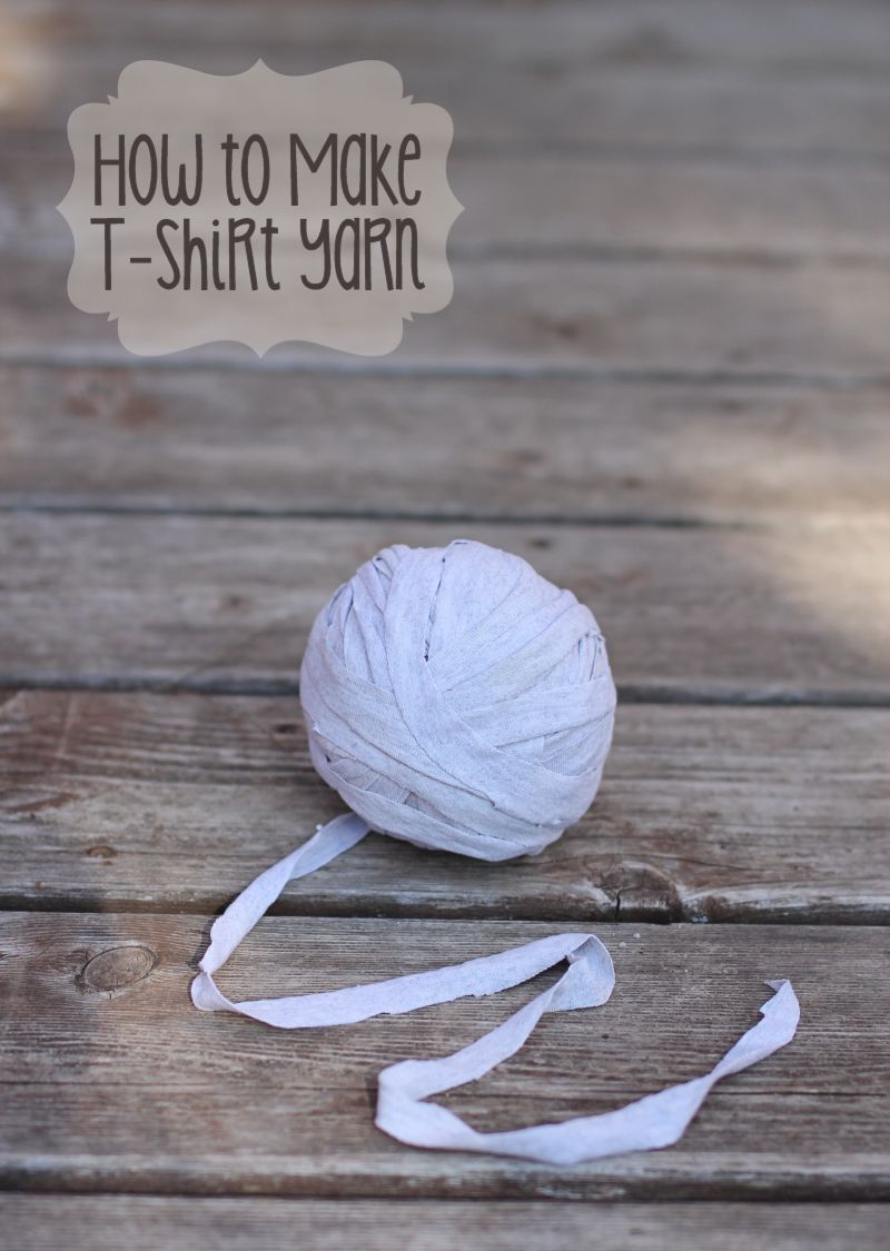 T-Shirt Yarn  Made From Upcycled T-Shirts - You Make It Simple