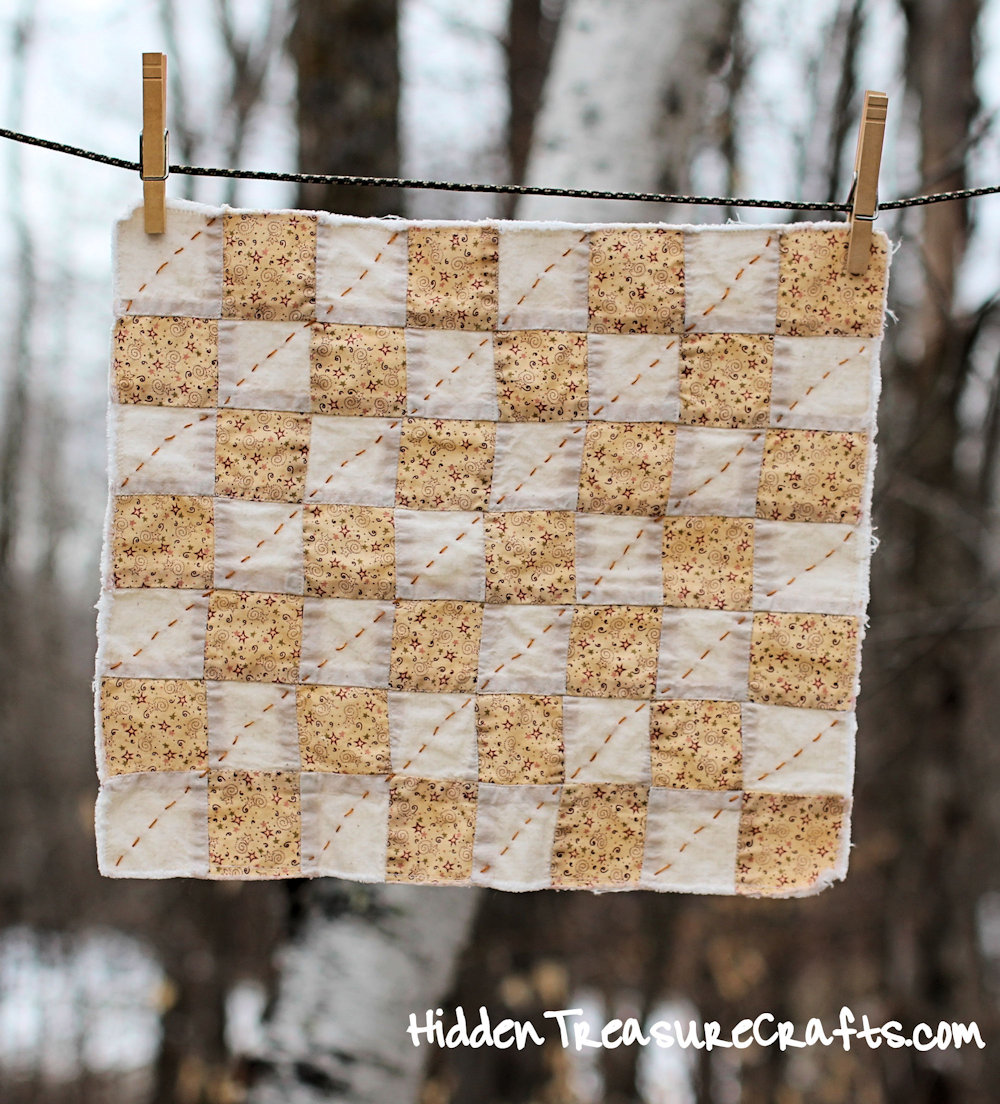 Vintage Inspired Quilt for Newborn Baby Photography Prop