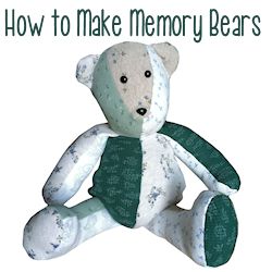 How to Make Memory Bears 250 | Hidden Treasure Crafts and Quilting